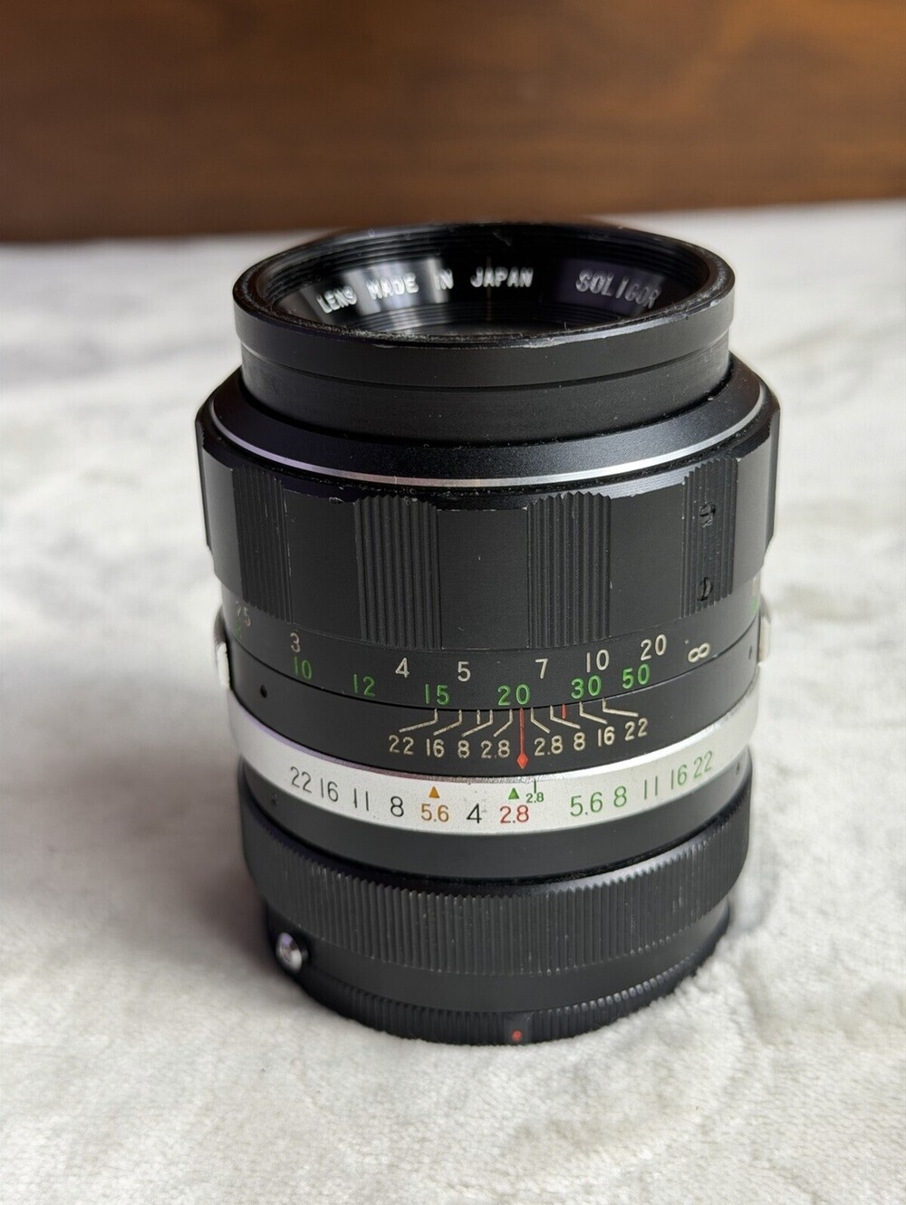 Vintage Soligor Tele Auto 105mm f2.8 Prime Lens Nikon F Non-AI Mount UNTESTED